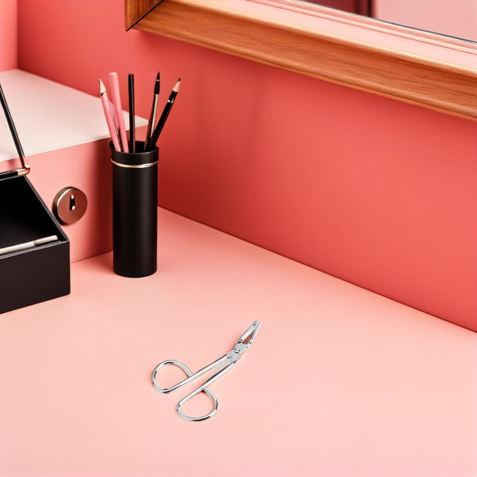 Hair Care Tips - 5Pcs Eyebrow Tweezers Scissor Handle Stainless
