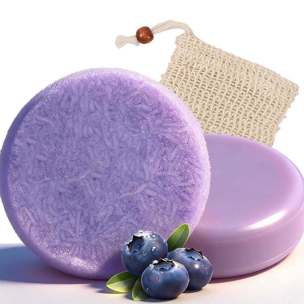 Hair Care Pantene - Natural Plant-Based Blueberry Shampoo Bar Essence