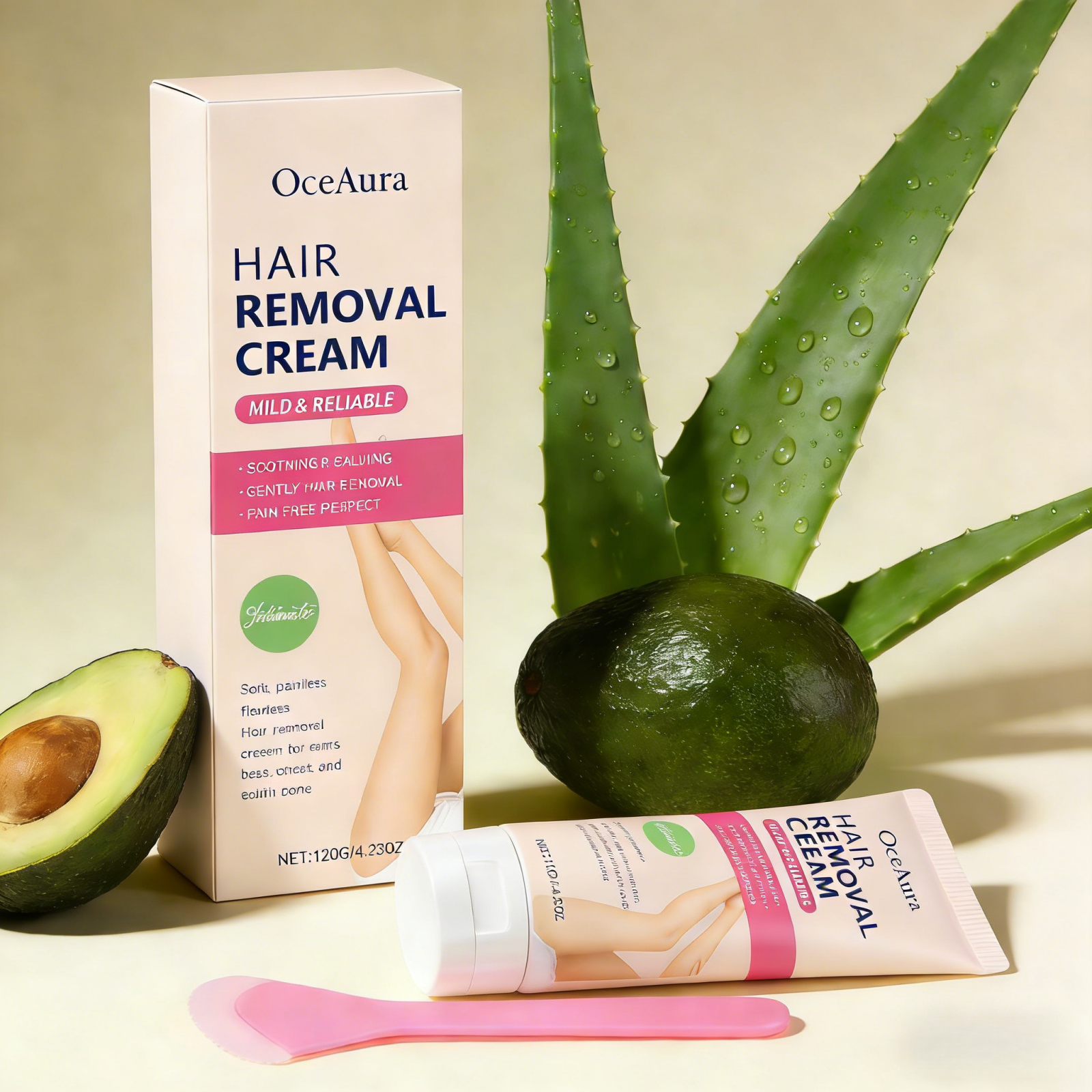 Hair Care With Aloe Vera - OceAura Aloe Vera Body Hair Removal