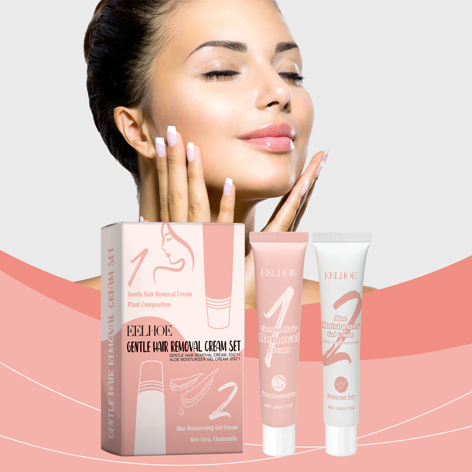 Hair Care With Aloe Vera - EELHOE Hair Removal Cream for Women