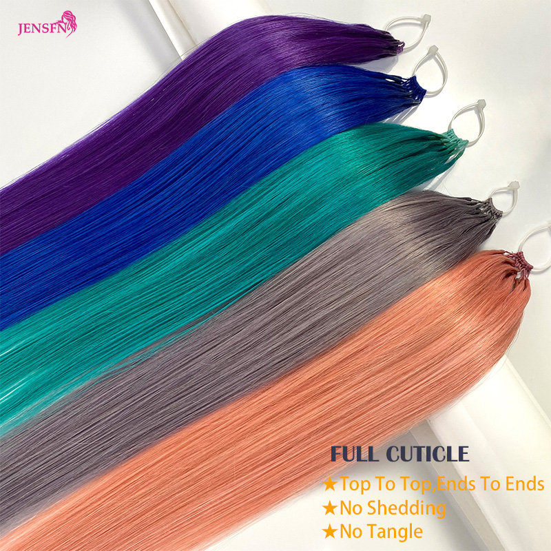 Hair Care Tips - JENSFN Double Stick Color Hair Extensions
