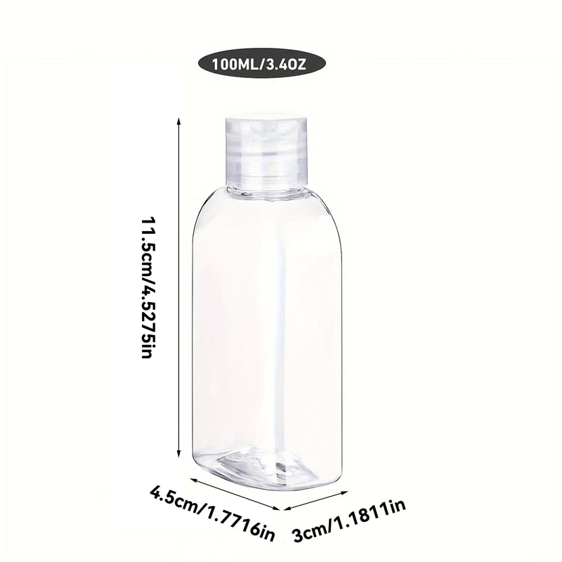 4pcs 100ml Transparent Travel  – Dry Shampoo Travel Bewertung und Preis