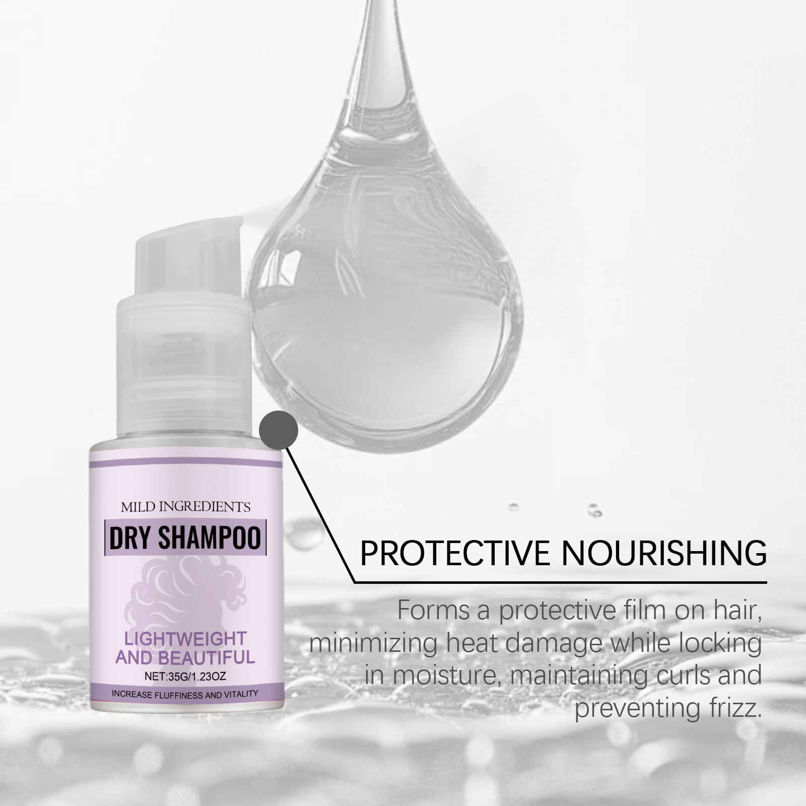 Portable Dry Shampoo Fast Oil  – Dry Shampoo Travel Bewertung und Preis