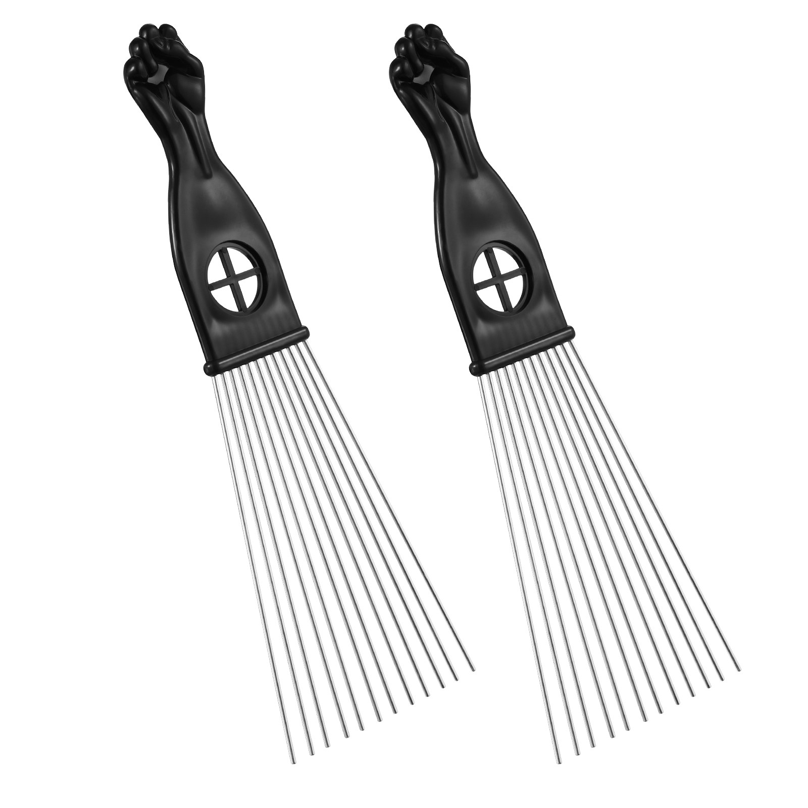 2pcs Steel Needle Hair Pick Co – Detangling Wide Comb Bewertung und Preis