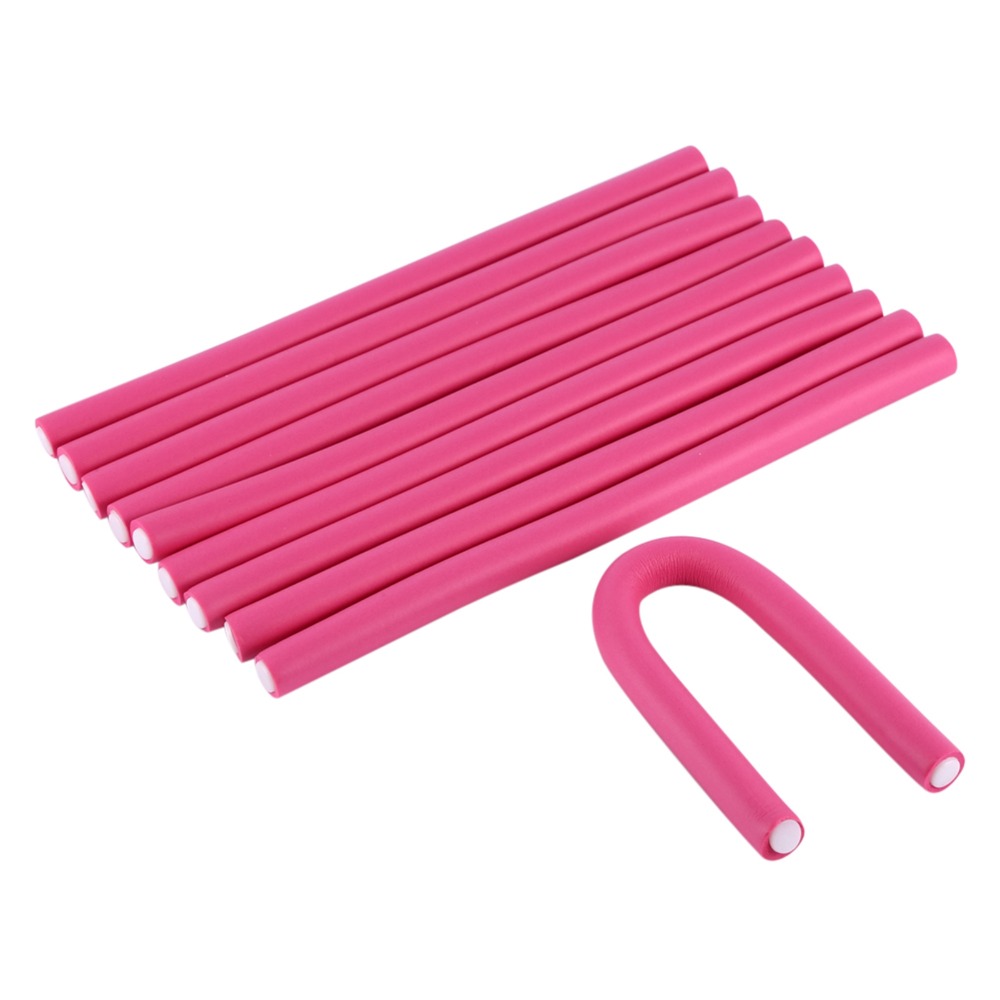 10Pcs/Set Soft Foam Soft Hair  – Hair Roller Set Flexi Bewertung und Preis