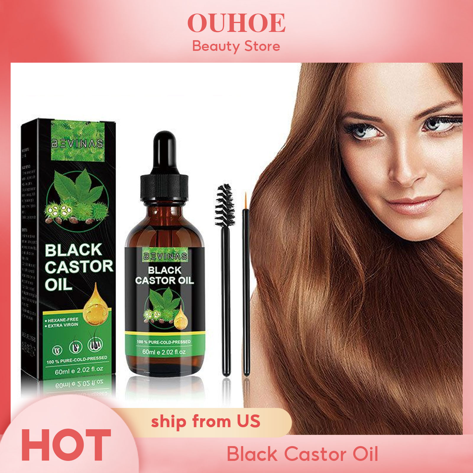 Black Castor Oil Nourishes Hai – Hair Care Korea Bewertung und Preis