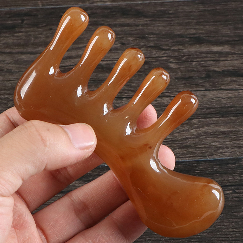 Natural Ox Horn Gua Sha Tools  – Detangling Wide Comb Bewertung und Preis