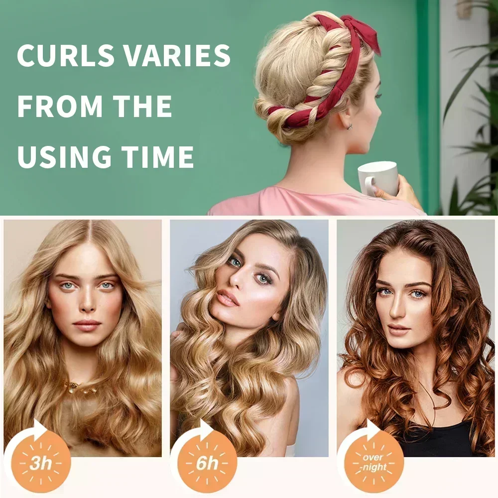 Women Heatless Curling Rod Hea – Hair Roller Set Flexi Bewertung und Preis