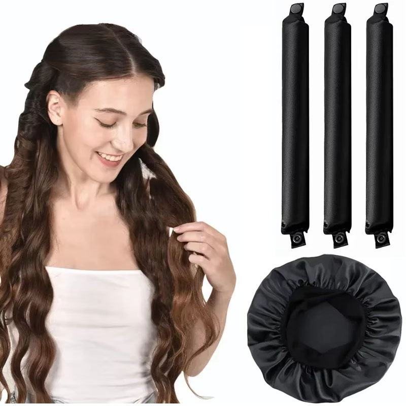 4/5pcs Heatless Curling Rod Se – Hair Roller Set Flexi Bewertung und Preis
