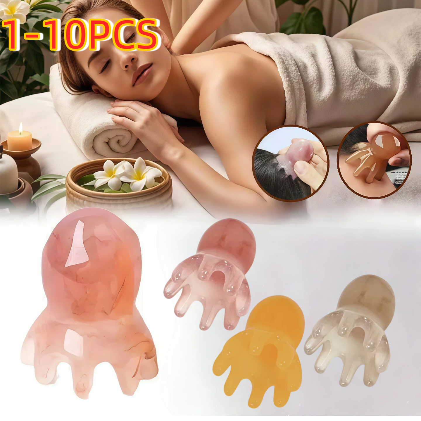 Cute Octopus Scalp Massage Com – Hair Care Korea Bewertung und Preis