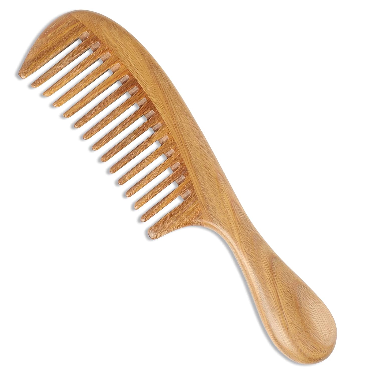 100% Natural Green Sandalwood  – Detangling Wide Comb Bewertung und Preis