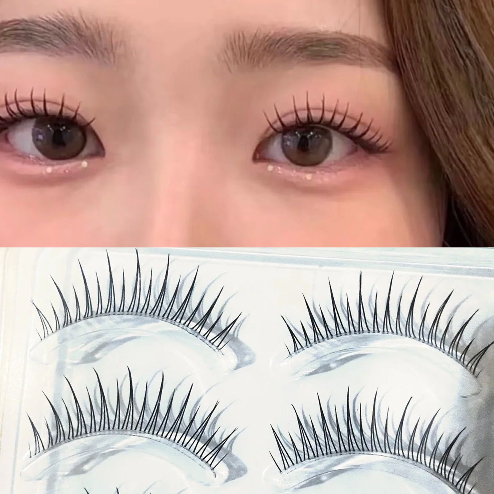 DIY False Eyelashes Full strip – Hair Care Korea Bewertung und Preis