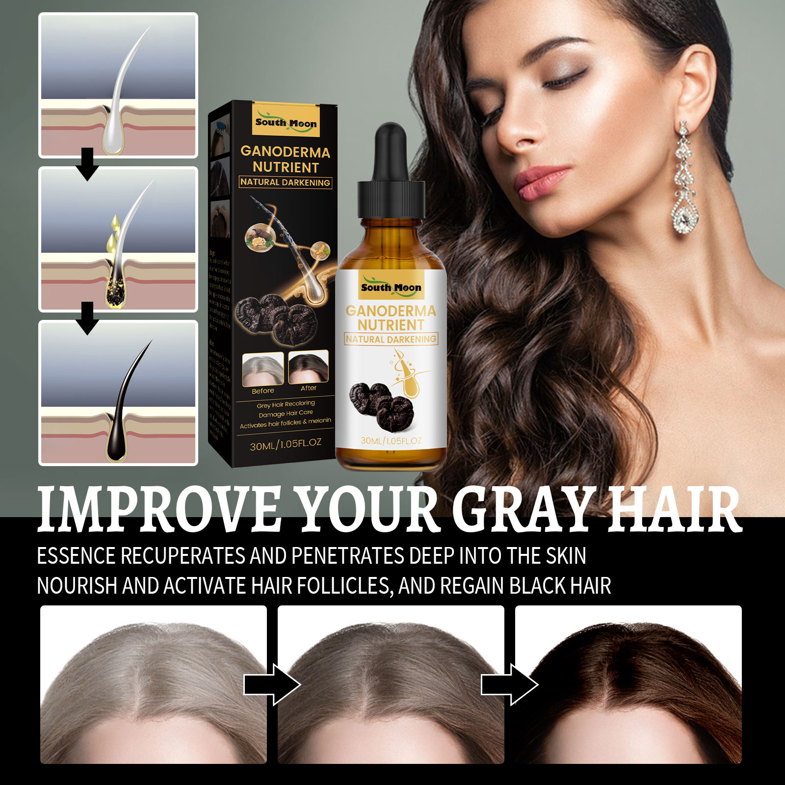Black Ganoderma Lucidum Hair L – Hair Care Korea Bewertung und Preis