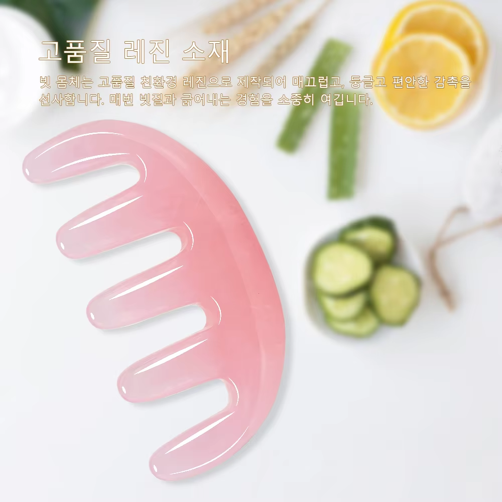 Five Tooth Resin Marble Wide T – Detangling Wide Comb Bewertung und Preis