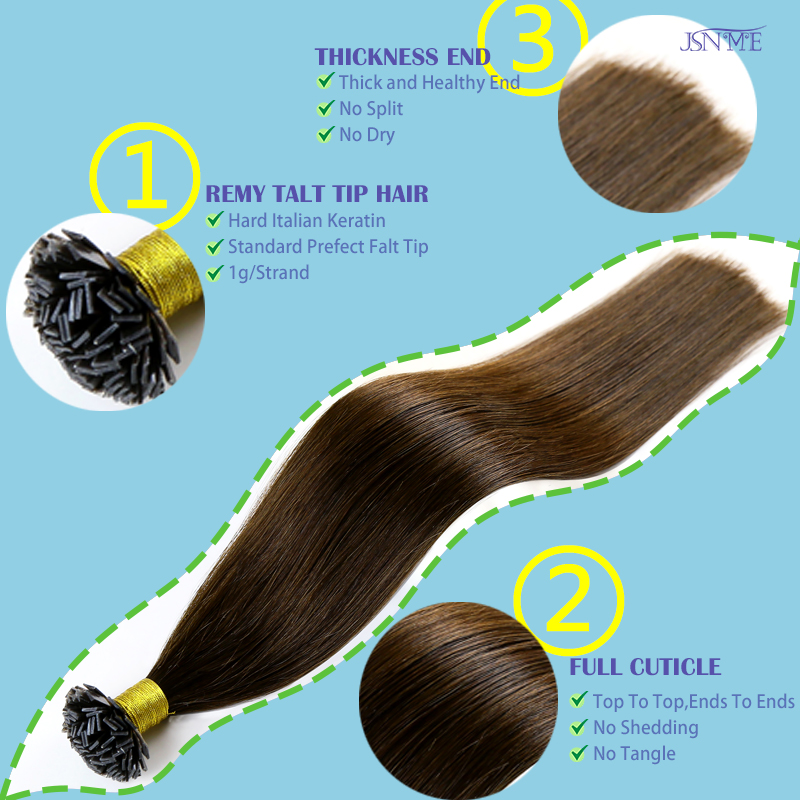 JSNME Flat tip Human Hair Exte – Hair Care Tips Bewertung und Preis
