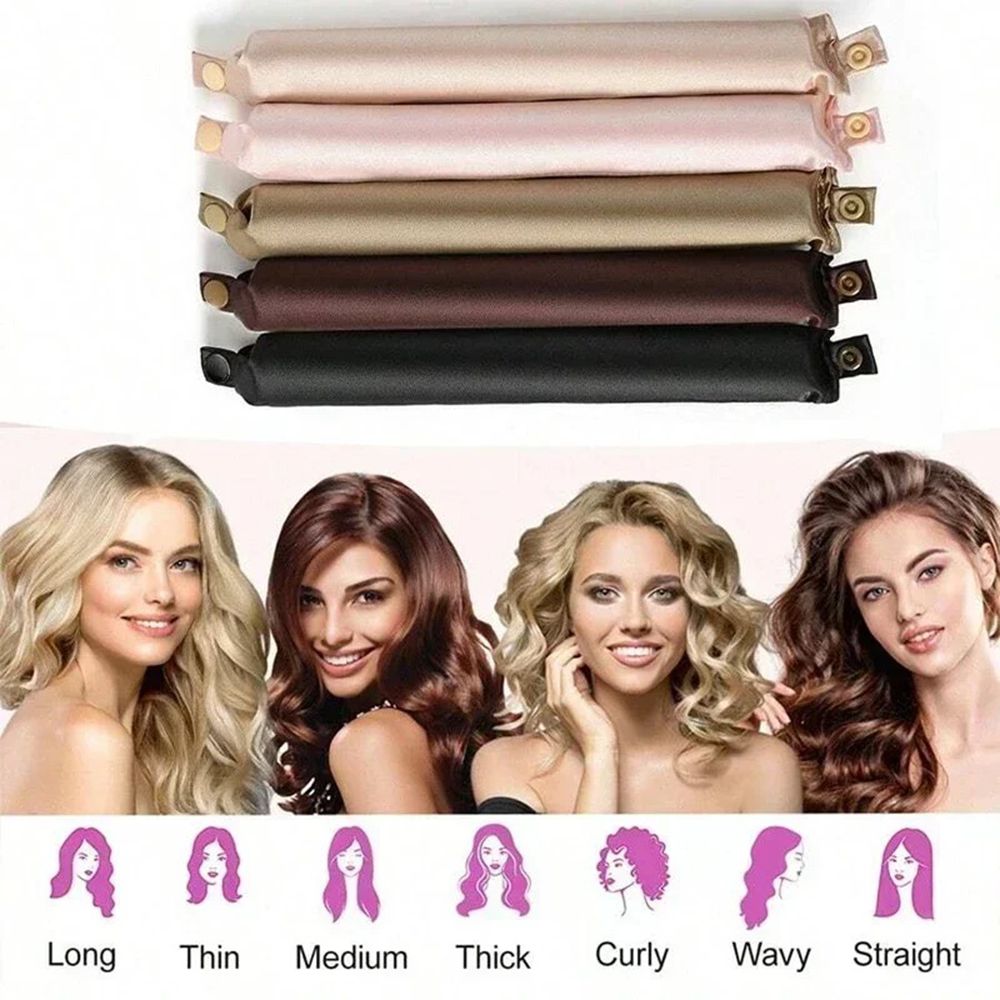 5pcs Heatless Curling Rod Set  – Hair Roller Set Flexi Bewertung und Preis