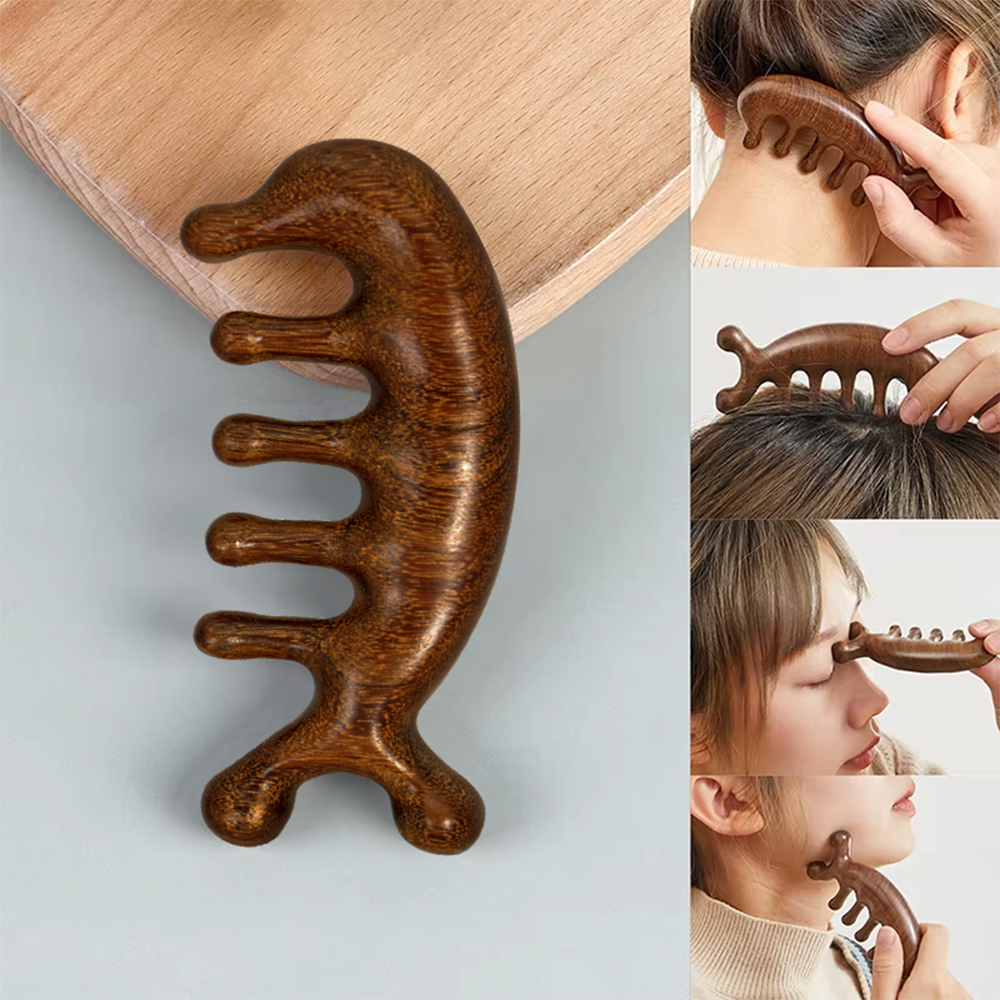 Sandalwood Massage Comb Head M – Detangling Wide Comb Bewertung und Preis