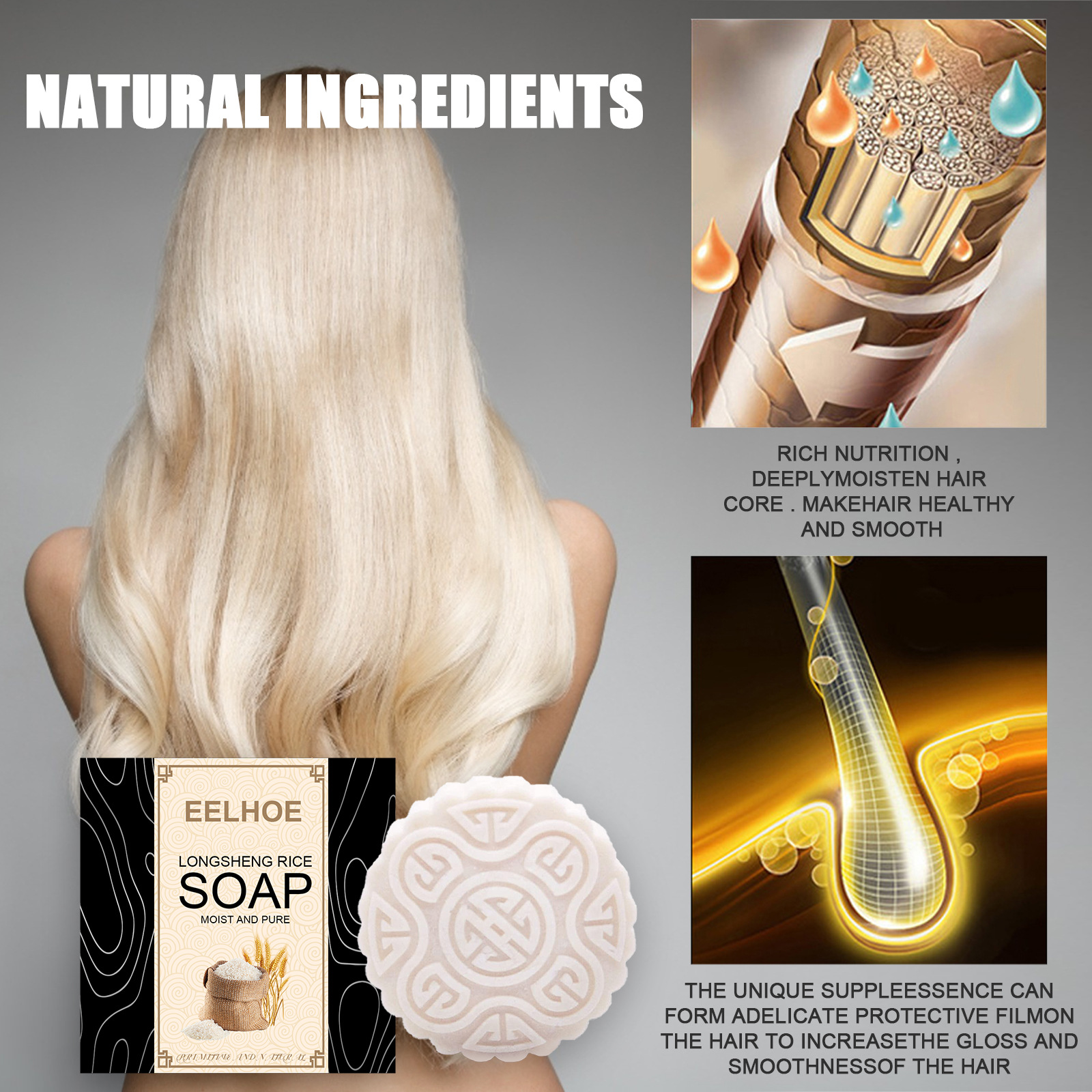 EELHOE Rice Soap Shampoo Handc – Hair Care Pantene Bewertung und Preis