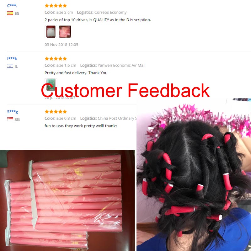 10 Pcs/Set Soft Hair Curlers M – Hair Roller Set Flexi Bewertung und Preis